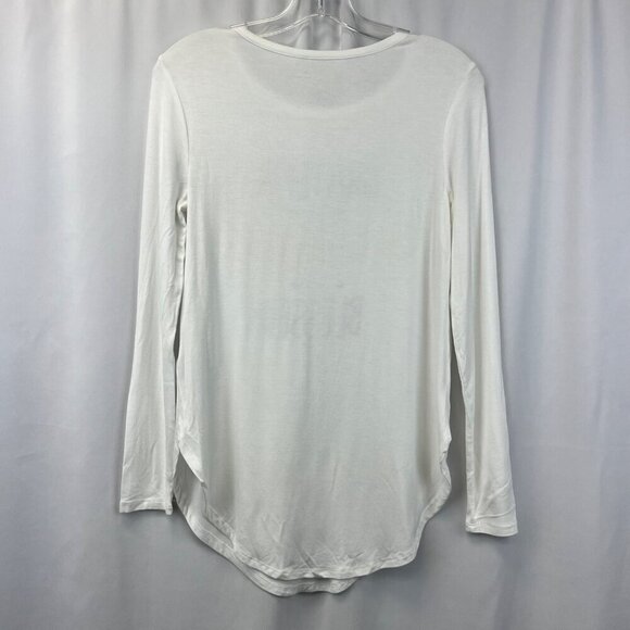 Daily Thread Womens Long Sleeve Thankful Pullover Top Ivory/Multi Size XS - Picture 6 of 8
